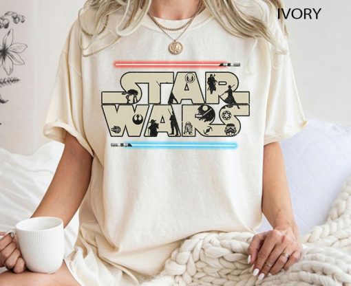 Retro Star Wars Comfort Colors Shirt, Disney Star Wars Shirt