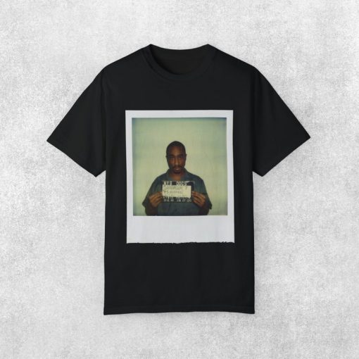 Tupac Iconic Mugshot tshirt, Trendy Y2k shirt