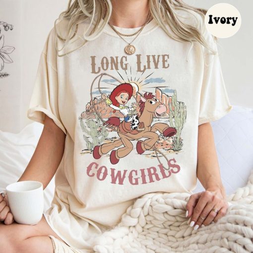 Disney Pixar Toy Story Jessie Long Live Cowgirls Shirt