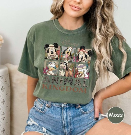 Disney Safari Comfort Colors Shirt, Mickey and Friends Safari Shirt