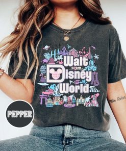 Retro Walt Disney World Comfort Colors Shirt, Disneyworld Shirt