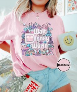 Retro Walt Disney World Comfort Colors Shirt, Disneyworld Shirt