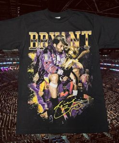 Kobe Bryant Mash up with signature graphic T-shirt S-XXL