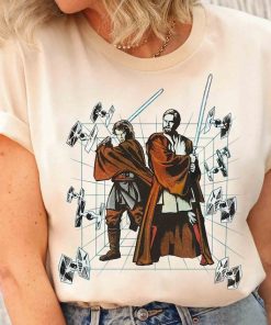 Star Wars Anakin Skywalker & Obi-Wan Kenobi Graphic Shirt