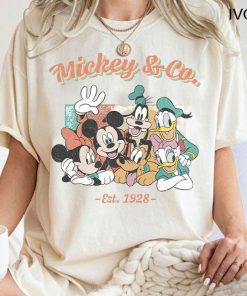 Vintage Mickey and Co 1928 Shirt, Mickey And Friends Shirt