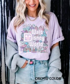 Retro Walt Disney World Comfort Colors Shirt, Disneyworld Shirt