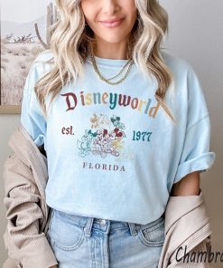 Vintage Mickey And Friends Disneyworld Est 1971 Comfort Colors Shirt