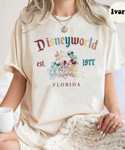 Vintage Mickey And Friends Disneyworld Est 1971 Comfort Colors Shirt