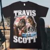 Travis scott La flame vintage style graphic T-shirts S-3XL