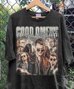 Retro Good Omens Movie Shirt Crowley Vintage 90s Y2K Retro Style