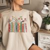 Albums As Books Sweatshirt, Trendy Aesthetic For Book Lovers Crewneck