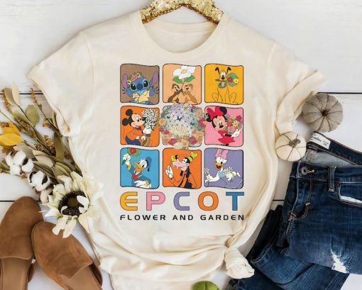 Retro Disney Epcot Flower & Garden Festival 2024 Shirt