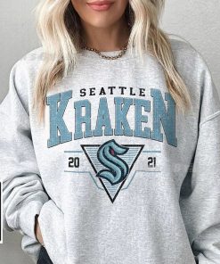 Vintage 90s Seattle Kraken Shirt, Crewneck Seattle Kraken Sweatshirt