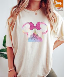 Comfort Colors® Minnie Colorful Castle T-Shirt, Minnie Mouse T-Shirt