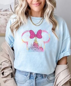 Comfort Colors® Minnie Colorful Castle T-Shirt, Minnie Mouse T-Shirt