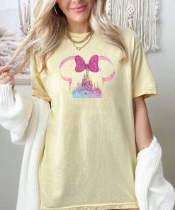 Comfort Colors® Minnie Colorful Castle T-Shirt, Minnie Mouse T-Shirt