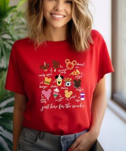 Comfort Colors® Just Here For The Snacks Shirt, Disney Food Shirt