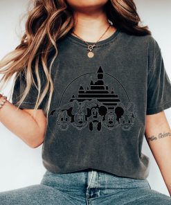 Comfort Colors® Mickey And Friends Castle Shirt, Disney Castle Shirt