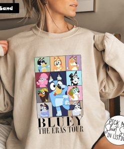 Blue Dog Eras Tour Shirt, Blue Dog Cartoon Shirt