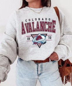 Vintage 90s Colorado Avalanche Hockey Sweatshirt