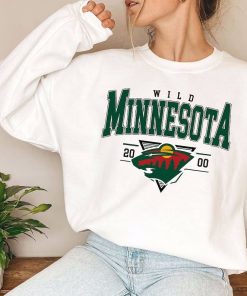 Vintage 90s Minnesota Wild Sweatshirt,Minnesota Hockey Tee