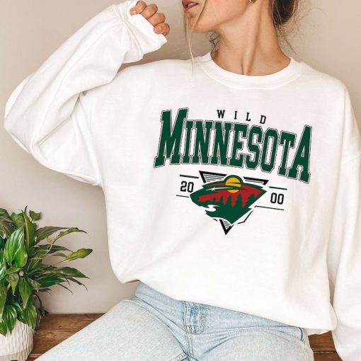 Vintage 90s Minnesota Wild Sweatshirt,Minnesota Hockey Tee