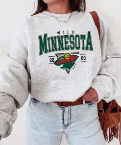 Vintage 90s Minnesota Wild Sweatshirt,Minnesota Hockey Tee