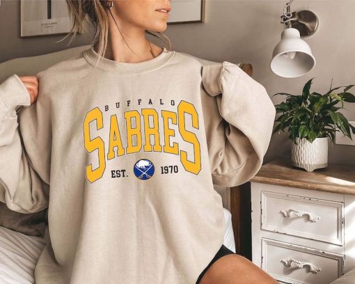 Vintage Buffalo Sabres Sweatshirt, 90s Buffalo Sabres Shirt