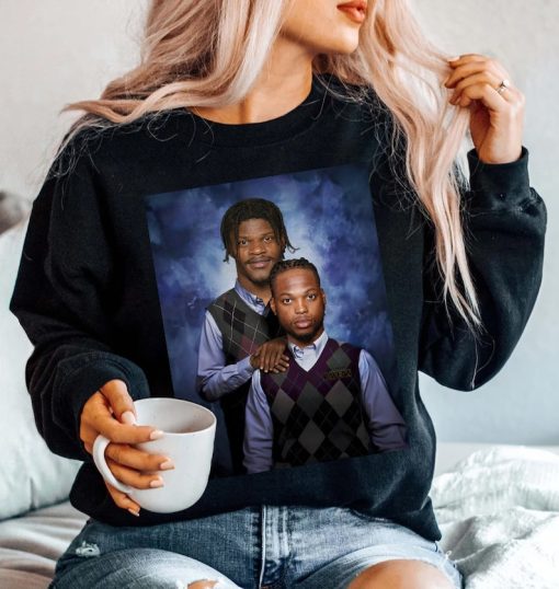 Lamar Jackson Derrick Henry Baltimore Ravens Vintage Shirt Sweatshirt