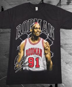 Dennis Rodman style Graphic T-shirt S-XXL