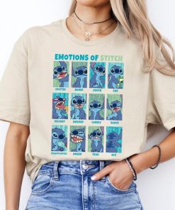 Disney Lilo and Stitch Emotions Of Stitch Shirt