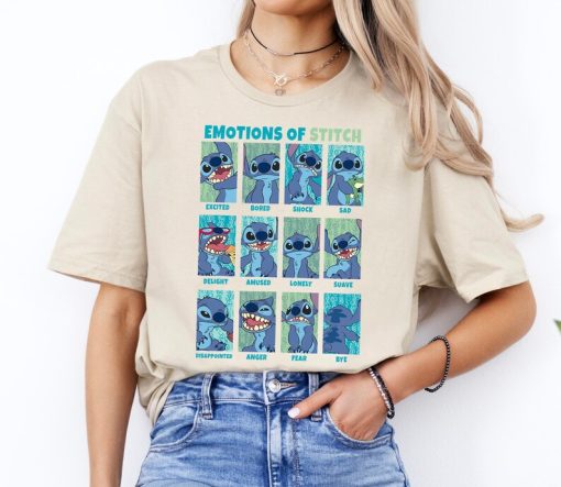 Disney Lilo and Stitch Emotions Of Stitch Shirt