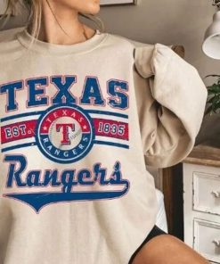 Vintage Texas Baseball EST 1835 Sweatshirt, Retro Texas Baseball Shirt