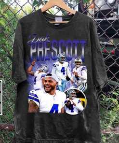 Vintage 90s Graphic Style Dak Prescott TShirt - Dak Prescott Hoodie -