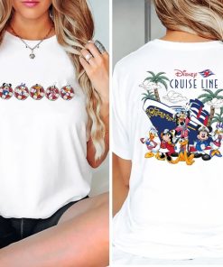 Comfort Colors® Tow-Sided Disney Cruise Line Mickey and Friends T-shir