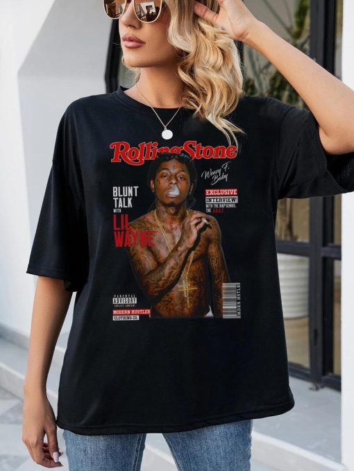 Lil wayne rolling stone Unisex Shirt Lil wayne, Lil wayne shirt