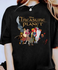 Disney Treasure Planet Logo and Characters T-Shirt