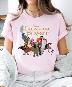 Disney Treasure Planet Logo and Characters T-Shirt