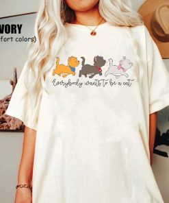 The Aristocats Comfort Colors Shirt, Everybody Wants to Be A Cat tee