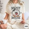 Comfort Color Vintage Mickey Mouse Shirt, Retro Mickey Checkered Shirt