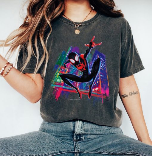 Marvel Spider-Man Miles Morales Graffiti City T-Shirt