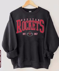 Retro Houston Rocket Sweatshirt T-Shirt, Houston Basketball Shirt