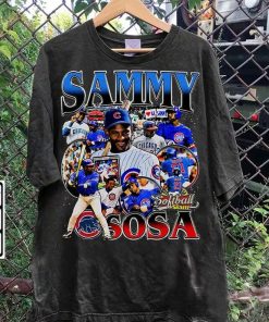 Vintage 90s Graphic Style Sammy Sosa T-Shirt - Sammy Sosa Baseball Tee