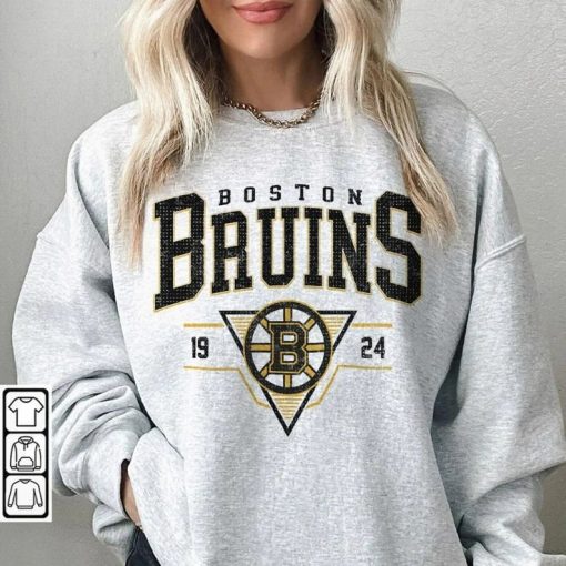 Vintage 90s Boston Bruins Shirt, Crewneck Boston Bruins Sweatshirt