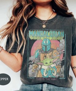 Comfort Color Retro The Mandalorian Shirt, This Is The Way Shirt