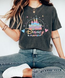 Retro Comfort Disney Mama Shirt, Minnie Mouse Mom Shirt