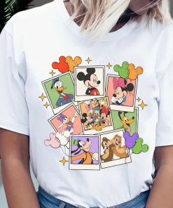 Retro Disney Characters Take Photos Shirt