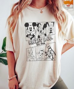 Mickey And Friends Shirt, Mickey and Co. est. 1928 Shirt, Unisex Shirt