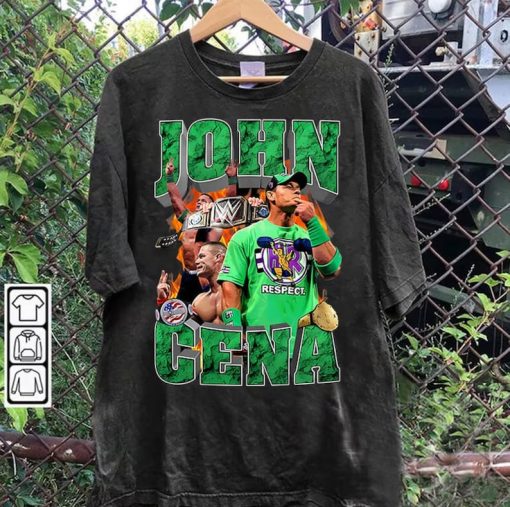 Retro 90s Graphic Design American professional wrestler John Cena