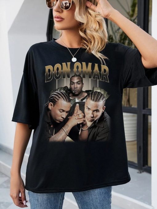 Don Omar Vintage two sided Unisex Shirt don omar, don omar shirt